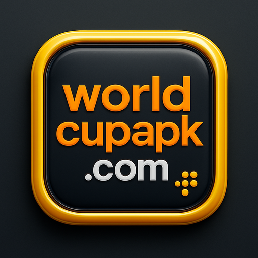 The official worLd cup apk APK download and the promotional image for Android.