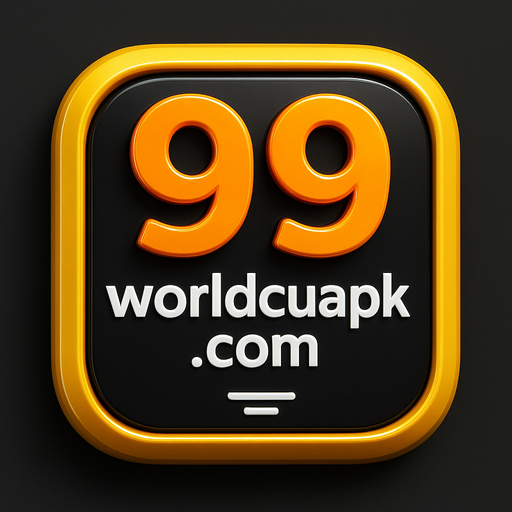 An official promotional visual for the worLd cup apk mobile app